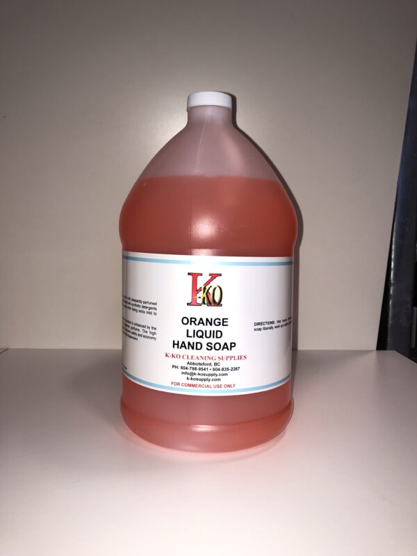 ORANGE LIQUID HAND SOAP 4L