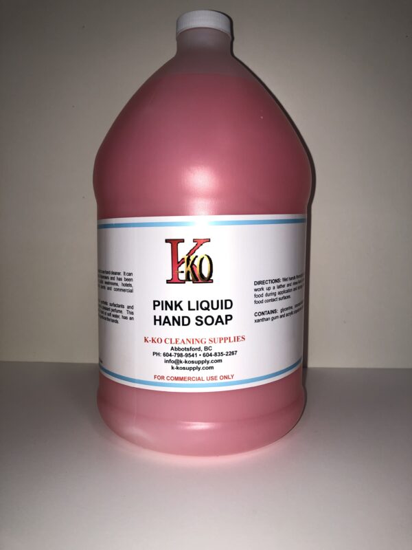 PINK LIQUID HAND SOAP 4L